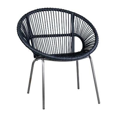 Louanne Rattan Occasional Chair - East At Main White 7 Louanne Rattan Occasional Chair - East At Main White - Image 5