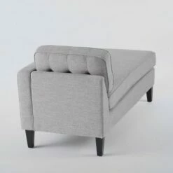 2pc Crowningshield Contemporary Chaise Set Light Gray - Christopher Knight Home -Living Room Chairs store unnamed file 11696