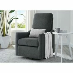 Delta Children Adley Nursery Glider Swivel Chair Cream -Living Room Chairs store unnamed file 11726