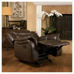 Hawthorne Glider Recliner Club Chair - Christopher Knight Home Red