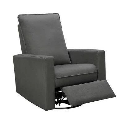 Teagan Power Swivel Glider Recliner - Abbyson Living Charcoal Gray 4 Teagan Power Swivel Glider Recliner - Abbyson Living Charcoal Gray - Image 2