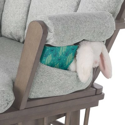 Child Craft Tranquil Glider Cocoa Bean/navy Herringbone 7 Child Craft Tranquil Glider Cocoa Bean/navy Herringbone - Image 5