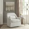 Madison Park Wilmington Swivel Glider Chair Ivory/Black -Living Room Chairs store unnamed file 11815