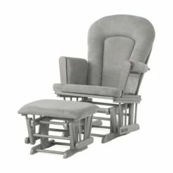 Child Craft Tranquil Glider Lunar Gray/tan Microfiber -Living Room Chairs store unnamed file 11835
