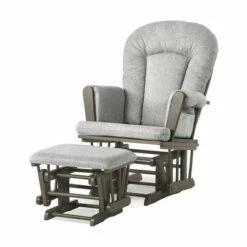 Child Craft Tranquil Glider Dapper Gray/gray Herringbone