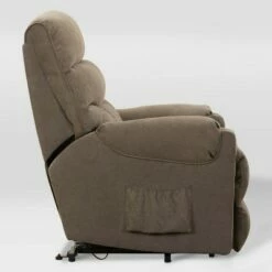 Dallas Power Lift Assist Upholstered Recliner - CorLiving Gray -Living Room Chairs store unnamed file 12026