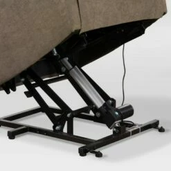 Dallas Power Lift Assist Upholstered Recliner - CorLiving Gray -Living Room Chairs store unnamed file 12032