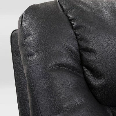 Arlington Power Lift and Rise Leather Gel Recliner Black - CorLiving 9 Arlington Power Lift and Rise Leather Gel Recliner Black - CorLiving - Image 7