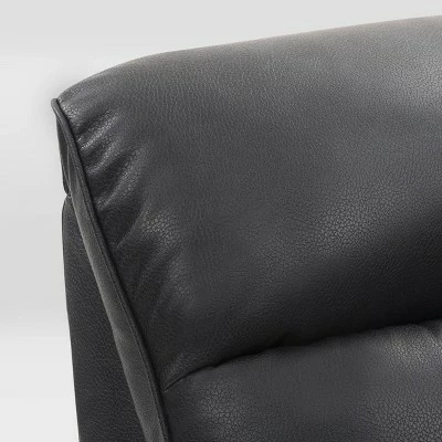 Dallas Power Lift Assist Leather Gel Recliner Black - CorLiving 9 Dallas Power Lift Assist Leather Gel Recliner Black - CorLiving - Image 7