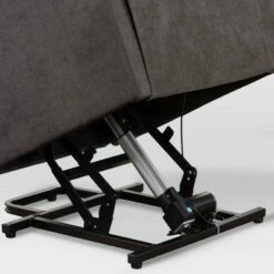 Arlington Power Lift and Rise Upholstered Recliner - CorLiving Dark Gray -Living Room Chairs store unnamed file 12099