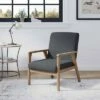 Lara Exposed Arm Accent Chair - Brookside Home Cream
