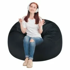 Costway 3' Bean Bag Chair w/ Microfiber Cover & Independent Sponge Filling 22 Costway 3' Bean Bag Chair w/ Microfiber Cover & Independent Sponge Filling -Living Room Chairs store unnamed file 12133
