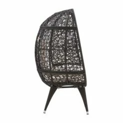 Davin Round Chair - Linon Gray -Living Room Chairs store unnamed file 12147