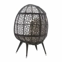 Davin Round Chair - Linon Gray -Living Room Chairs store unnamed file 12148