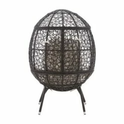 Davin Round Chair - Linon Gray -Living Room Chairs store unnamed file 12149