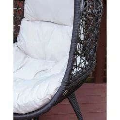 Davin Round Chair - Linon Gray -Living Room Chairs store unnamed file 12151