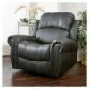 Charlie Faux Leather Glider Recliner Club Chair - Christopher Knight Home