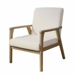 Lara Exposed Arm Accent Chair - Brookside Home Cream -Living Room Chairs store unnamed file 1217