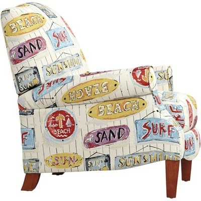 Kensington Hill Multi-Color Sunshine Beach Recliner Chair Coastal Armchair Comfortable Push Manual Reclining Footrest for Bedroom 8 Kensington Hill Multi-Color Sunshine Beach Recliner Chair Coastal Armchair Comfortable Push Manual Reclining Footrest for Bedroom - Image 6