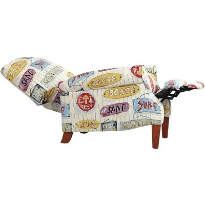 Kensington Hill Multi-Color Sunshine Beach Recliner Chair Coastal Armchair Comfortable Push Manual Reclining Footrest for Bedroom 9 Kensington Hill Multi-Color Sunshine Beach Recliner Chair Coastal Armchair Comfortable Push Manual Reclining Footrest for Bedroom - Image 7