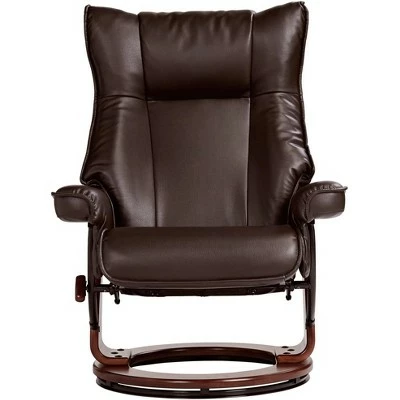 BenchMaster Java Swivel Ottoman Faux Leather Recliner Chair Modern Armchair Ergonomic Push Manual Reclining Bedroom Living Room 9 BenchMaster Java Swivel Ottoman Faux Leather Recliner Chair Modern Armchair Ergonomic Push Manual Reclining Bedroom Living Room - Image 7