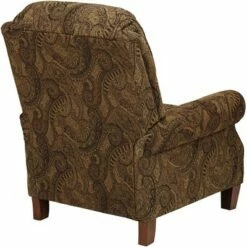 Kensington Hill Lamps Plus Warm Brown Recliner Chair Traditional Armchair Comfortable Manual Reclining Footrest for Bedroom Living Room Reading -Living Room Chairs store unnamed file 12239