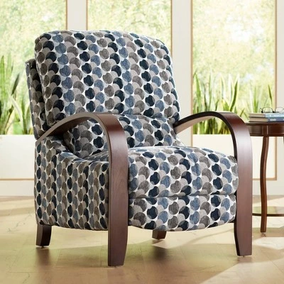 Elm Lane Multi-Color Bubbles Ink Recliner Chair Modern Armchair Comfortable Push Manual Reclining Footrest for Bedroom Living Room 3 Elm Lane Multi-Color Bubbles Ink Recliner Chair Modern Armchair Comfortable Push Manual Reclining Footrest for Bedroom Living Room