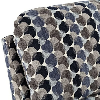 Elm Lane Multi-Color Bubbles Ink Recliner Chair Modern Armchair Comfortable Push Manual Reclining Footrest for Bedroom Living Room 5 Elm Lane Multi-Color Bubbles Ink Recliner Chair Modern Armchair Comfortable Push Manual Reclining Footrest for Bedroom Living Room - Image 3