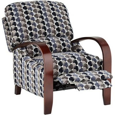 Elm Lane Multi-Color Bubbles Ink Recliner Chair Modern Armchair Comfortable Push Manual Reclining Footrest for Bedroom Living Room 8 Elm Lane Multi-Color Bubbles Ink Recliner Chair Modern Armchair Comfortable Push Manual Reclining Footrest for Bedroom Living Room - Image 6