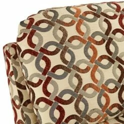 Elm Lane Multi-Color Unity Paprika Recliner Chair Modern Armchair Comfortable Push Manual Reclining Footrest Bedroom Living Room -Living Room Chairs store unnamed file 12277