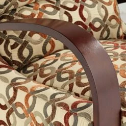 Elm Lane Multi-Color Unity Paprika Recliner Chair Modern Armchair Comfortable Push Manual Reclining Footrest Bedroom Living Room -Living Room Chairs store unnamed file 12278