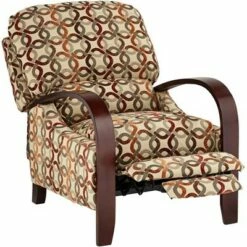Elm Lane Multi-Color Unity Paprika Recliner Chair Modern Armchair Comfortable Push Manual Reclining Footrest Bedroom Living Room -Living Room Chairs store unnamed file 12280