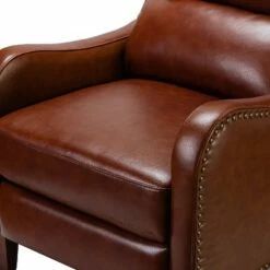 Jade Genuine Leather Cigar Chair Recliner | Karat Home -Living Room Chairs store unnamed file 12300