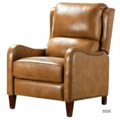 Jade Genuine Leather Cigar Chair Recliner | Karat Home -Living Room Chairs store unnamed file 12307