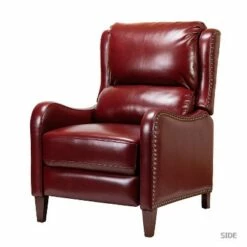 Jade Genuine Leather Cigar Chair Recliner | Karat Home -Living Room Chairs store unnamed file 12315