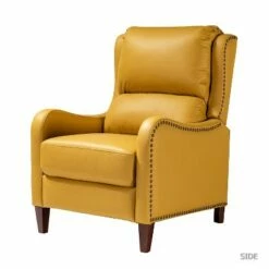 Jade Genuine Leather Cigar Chair Recliner | Karat Home -Living Room Chairs store unnamed file 12319