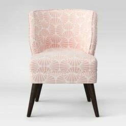 Mandolene Mid-Century Arm Chair - Project 62 Pink Rose -Living Room Chairs store unnamed file 1233