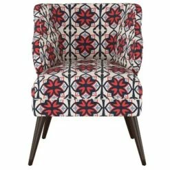 Mandolene Mid-Century Arm Chair - Project 62 Pink Rose -Living Room Chairs store unnamed file 1236