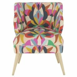 Mandolene Mid-Century Arm Chair - Project 62 Pink Rose -Living Room Chairs store unnamed file 1237