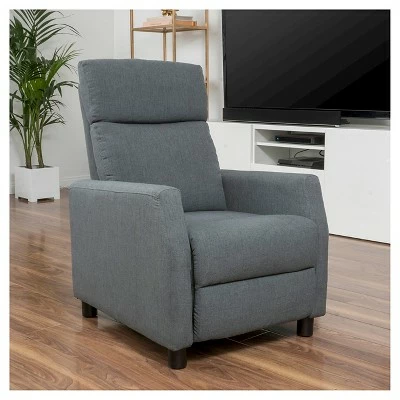 Tabahri Fabric Recliner Club Chair - Gray - Christopher Knight Home 3 Tabahri Fabric Recliner Club Chair - Gray - Christopher Knight Home