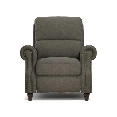 Push Back Recliner Chair - Prolounger Fog Gray 3 Push Back Recliner Chair - Prolounger Fog Gray