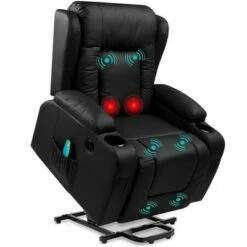 Best Choice Products Electric Power Lift Recliner Massage Chair Furniture w/ USB Port, Heat, Cupholders -Living Room Chairs store unnamed file 12415