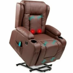 Best Choice Products Electric Power Lift Recliner Massage Chair Furniture w/ USB Port, Heat, Cupholders -Living Room Chairs store unnamed file 12416