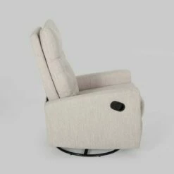 Woodglen Contemporary Glider Swivel Recliner - Christopher Knight Home Beige -Living Room Chairs store unnamed file 12419