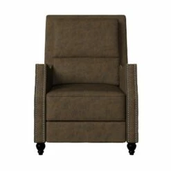 Lee Push Back Recliner Chair - ProLounger Distressed Gray