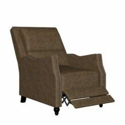 Lee Push Back Recliner Chair - ProLounger Distressed Gray -Living Room Chairs store unnamed file 12437