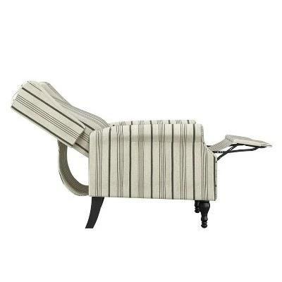 Lise Wingback Push Back Recliner Chair - ProLounger Floral Print Purple 4 Lise Wingback Push Back Recliner Chair - ProLounger Floral Print Purple - Image 2