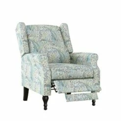 Lise Wingback Push Back Recliner Chair - ProLounger Floral Print Purple 24 Lise Wingback Push Back Recliner Chair - ProLounger Floral Print Purple -Living Room Chairs store unnamed file 12450