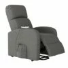 Loy Modern Power Recline and Lift Chair with Heat and Massage - ProLounger Gray Chenille -Living Room Chairs store unnamed file 12494