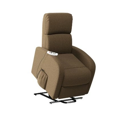 Loy Modern Power Recline and Lift Chair with Heat and Massage - ProLounger Gray Chenille 9 Loy Modern Power Recline and Lift Chair with Heat and Massage - ProLounger Gray Chenille - Image 7